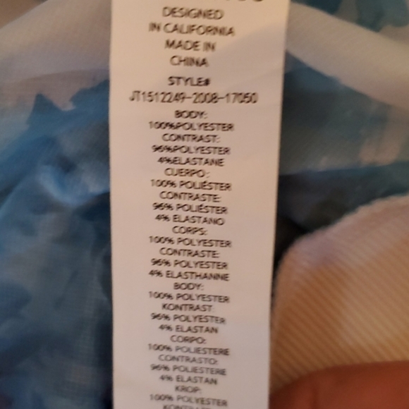 Fabletics Tropical Print Mesh Windbreaker Jacket - Picture 5 of 5